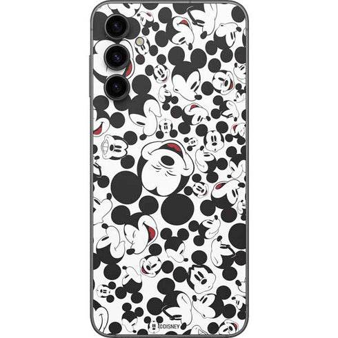 Disney Mickey Mouse Face Pattern Galaxy A14 5G Skin